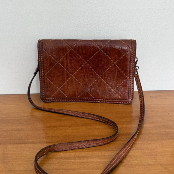 The Bridge Vintage Italian Leather Crossbody Bag Made in Italy - Picture 2 of 11